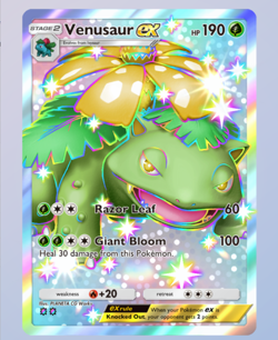 Venusaur EX Shiny 2?, Pokemon TCG Pocket, Celestial Guardians, English - Image 1