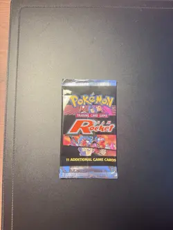 Pokemon Team Rocket EMPTY Booster Pack Mixed Artwork Vintage Packet WOTC 2000 - Image 1