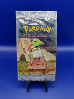 Pokemon Neo Discovery EMPTY Booster Pack Xatu Artwork Vintage WOTC TCG 1999 - Image 1