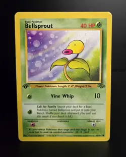 Pokemon TCG - BELLSPROUT - 1ST EDITION - 49/64 - WOTC - JUNGLE (1999) - MP/LP - Image 1