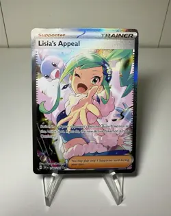 Pokemon TCG Lisia's Appeal Full Art Trainer Surging Sparks 246/191 NM - Image 1
