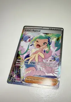 Pokemon TCG Lisia's Appeal Full Art Trainer Surging Sparks 246/191 NM - Image 4