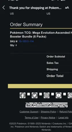 Pokemon TCG: Mega Evolution - Ascended Heroes Booster Bundle (6 Packs) - PRESALE - Image 4