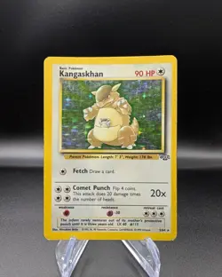 Kangaskhan 5/64 - Jungle Holo - Vintage Pokemon TCG WOTC - HP - Image 1