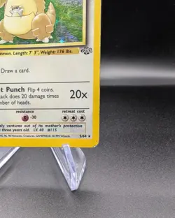 Kangaskhan 5/64 - Jungle Holo - Vintage Pokemon TCG WOTC - HP - Image 5