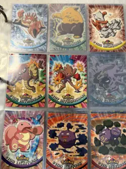 Topps Pokemon Series Collection Binder Lot Vintage 90s Lightly Played - Image 2