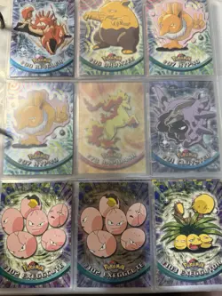 Topps Pokemon Series Collection Binder Lot Vintage 90s Lightly Played - Image 3