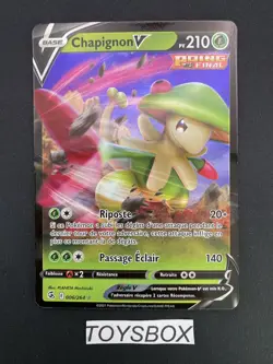 Carte Pokemon Chapignon V 006/264/ Bloc EB Poings De Fusions EB8 / NEUF FR - Image 2
