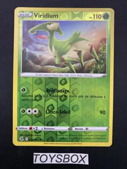 Carte Pokemon Viridium Reverse 015/264 / EB Poing De Fusion EB8 / NEUF FR - Image 2