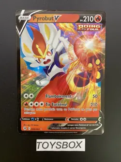 Carte Pokemon Pyrobut V 044/264/ Bloc EB Poings De Fusions EB8 / NEUF FR - Image 2
