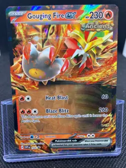 Pokemon Gouging Fire ex 144 - Scarlet & Violet Promo - NM English - Image 1