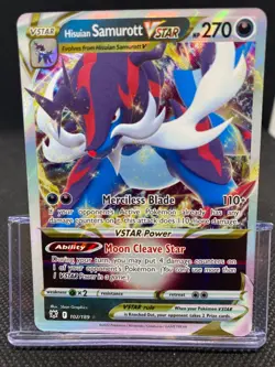 Pokemon Hisuian Samurott VSTAR 102/189 - Astral Radiance - NM English - Image 1