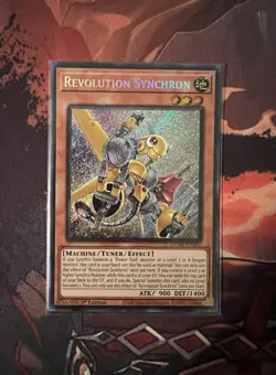 Yugioh! Revolution Synchron - DUNE-EN002 Secret Rare 1st Edition NM - Image 1