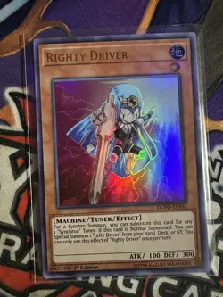 Righty Driver DUPO-EN032 1st Edition Ultra Rare NM/LP Yugioh Holo Foil - Image 1