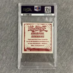 2002 Topps Yu-Gi-Oh! Sticker Collection #5 Blue-Eyes White Dragon Gold PSA 7 NM - Image 2