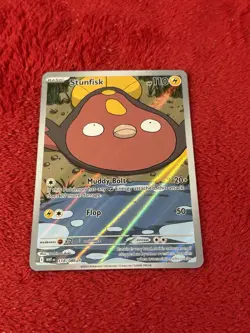 Stunfisk 118/086 Sv: White Flare Holo Pokemon Card Near Mint - Image 1