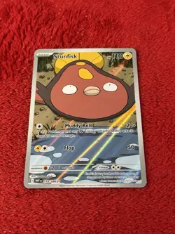Stunfisk 118/086 Sv: White Flare Holo Pokemon Card Near Mint - Image 5