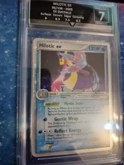 Pokemon TCG Milotic EX 96/106 Ex Emerald 2005 Get Graded 7 Excellent Rare Card - Image 2