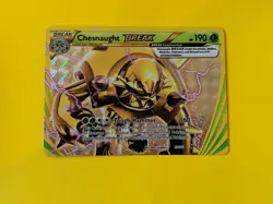 Chesnaught BREAK (12/162) BREAKthrough Pack - Holographic Pokemon Card - Image 3