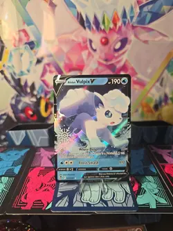 Alolan Vulpix V - (Holiday Calendar) 033/195 Miscellaneous Cards & Products Holo - Image 1