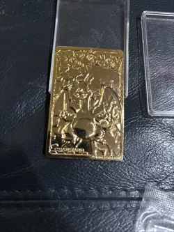 Nintendo Pokemon 23K Gold Plated Charizard And Mewtwo Trading Card 1999 with COA - Image 3