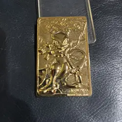 Nintendo Pokemon 23K Gold Plated Charizard And Mewtwo Trading Card 1999 with COA - Image 4