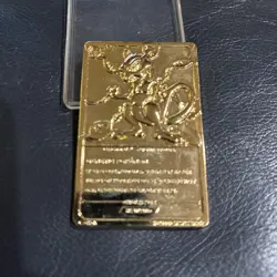 Nintendo Pokemon 23K Gold Plated Charizard And Mewtwo Trading Card 1999 with COA - Image 5