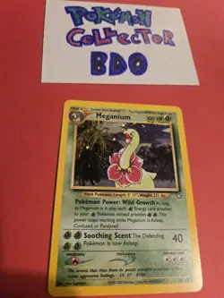 Meganium - 11/111 - Pokemon Neo Genesis Holo Rare Card WOTC Mp - Image 1