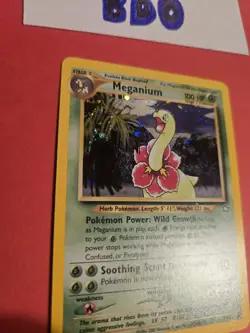Meganium - 11/111 - Pokemon Neo Genesis Holo Rare Card WOTC Mp - Image 4