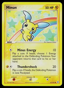 Pokemon Card - Minun Hidden Legends 67/101 Common - Image 1