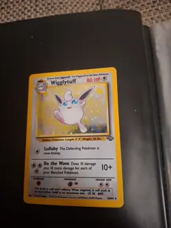 Wigglytuff 16/64 Rare Holo Pokemon Card Jungle Set WOTC 1999 - - Image 1