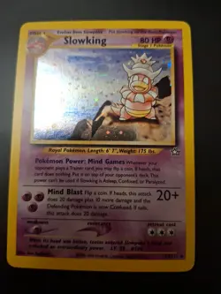 Pokemon TCG Slowking Neo Genesis Holo Rare Card 14/111 - Image 1