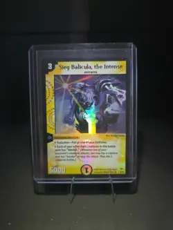 2004 Duel Masters Trading Card Sieg Balicula the Intense # 8/55 Holo Foil - Image 1