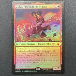 FOIL MTG Zuko, Firebending Master TLE 0127 Avatar: The Last Airbender English - Image 1