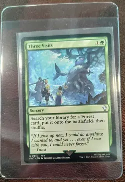 Three Visits - 315 - NM - Commander: FINAL FANTASY MTG FFXIV Magic The Gathering - Image 1