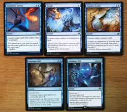Set 10 Different Blue Counterspell Instants *NM Magic MTG Commander EDH - Image 2