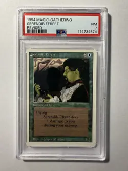Serendib Efreet Magic the Gathering Revised PSA NM 7 - Image 2
