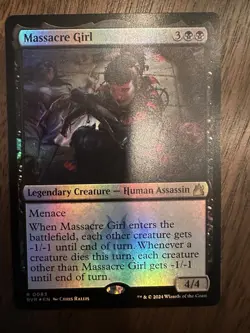 Massacre Girl : MTG *FOIL* Ravnica Remastered #0083 / NM - Image 1