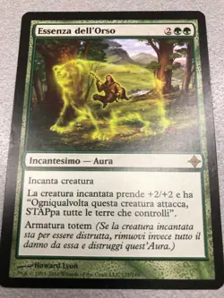 ESSENZA DELL'ORSO Bear Umbra x 1 ITA MTG RISE OF ELDRAZI - NM - Image 1
