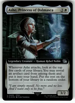 Ashe, Princess of Dalmasca (Extended Art) U FINAL FANTASY 425 NM MTG FOIL - Image 1