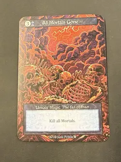 Sorcery Contested Realm Gothic - All Mortals Gone Unique Non Foil - Image 1