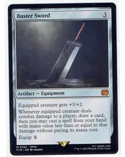 Buster Sword 255 - MTG FF - Mythic Non-Foil - NM - Image 1