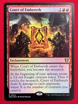 MTG Foil 1X Court of Embereth X1 Wilds of Eldraine Commander Magic - NM/MT - Image 1