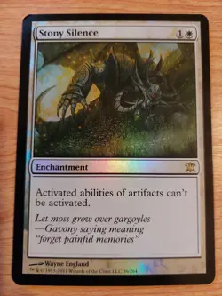 Stony Silence - 36/264 (Innistrad) - Very Lightly Played VLP - Foil - Image 1