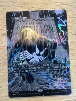 MTG Reanimate 0020 Borderless Foil Marvel Universe Eternal-Legal MAR - Image 1