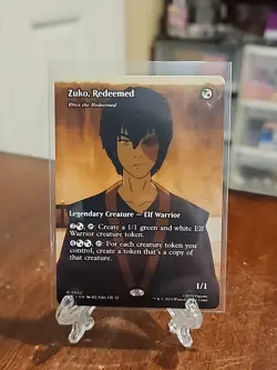 Magic The Gathering MTG Avatar Zuko Redeemed Borderless Eternal Mythic - Image 1
