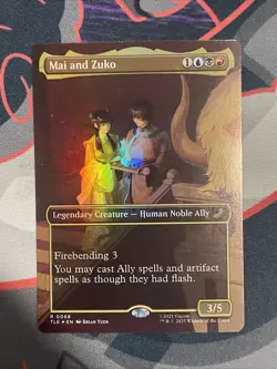 Mai and Zuko (Borderless) Avatar: The Last Airbender: Eternal-Legal Foil - Image 1