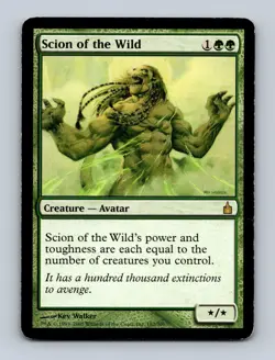 Scion of the Wild Ravnica: City of Guilds Non-Foil MTG LP - Image 1
