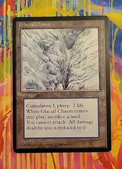MTG: Glacial Chasm - Ice Age - Non Foil - LP - Image 1
