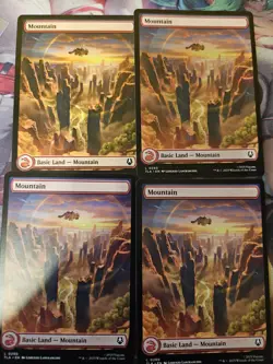 MTG - Avatar: The Last Airbender - Mountain - Appa Full Art (290) x4 - NM - NF - Image 1